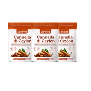 Cannella di Ceylon (equivalente a 7200 mg) con olio MCT